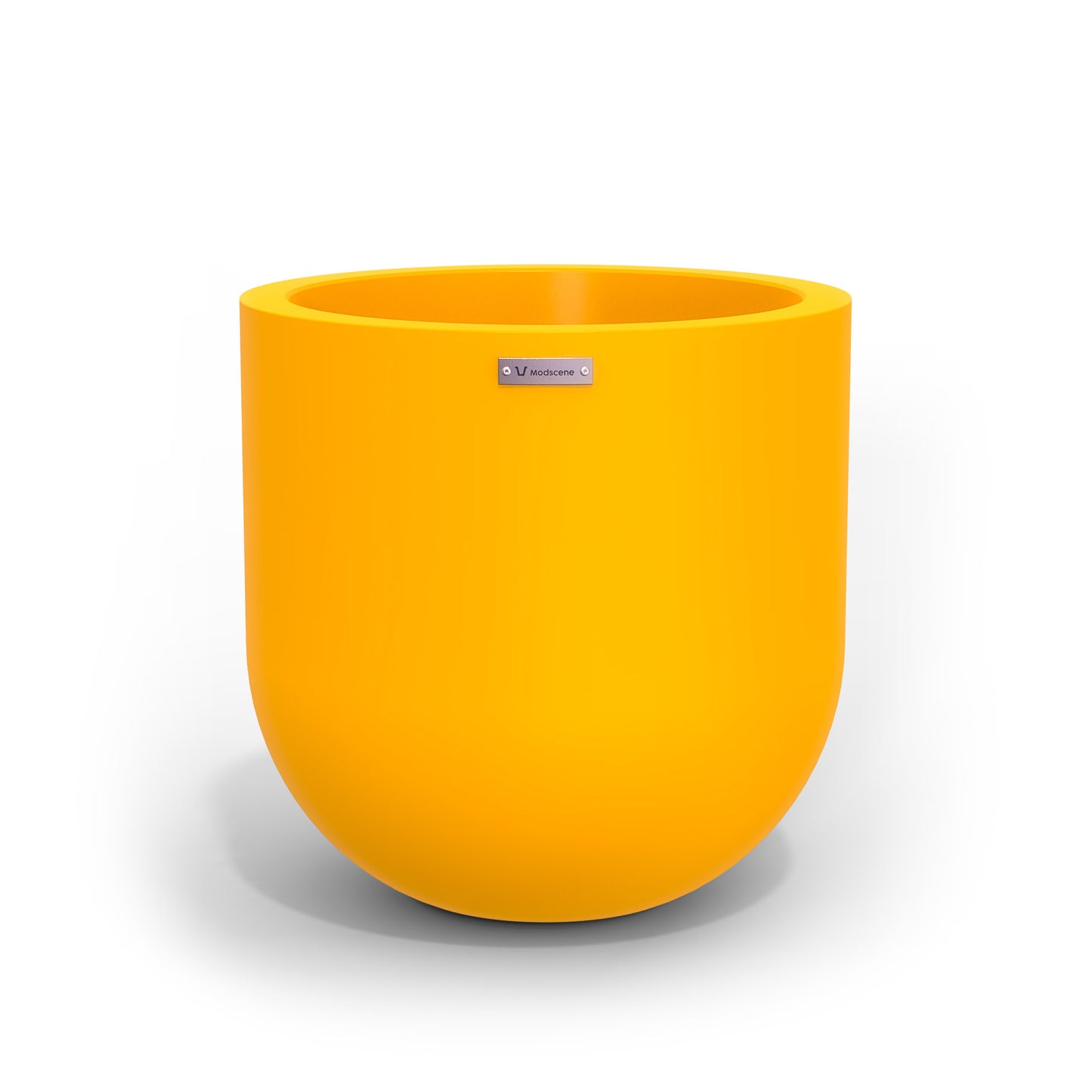 A medium sized yellow planter pot made by Modscene. Australian planters.