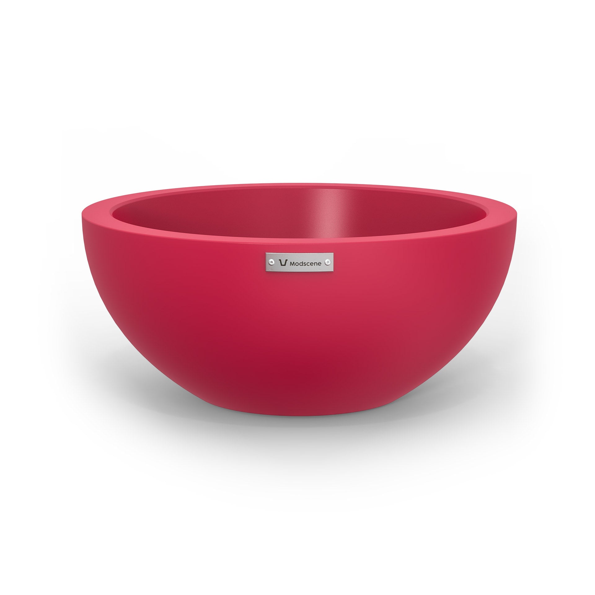 A small planter bowl in pink made by Modscene. Australian planters.