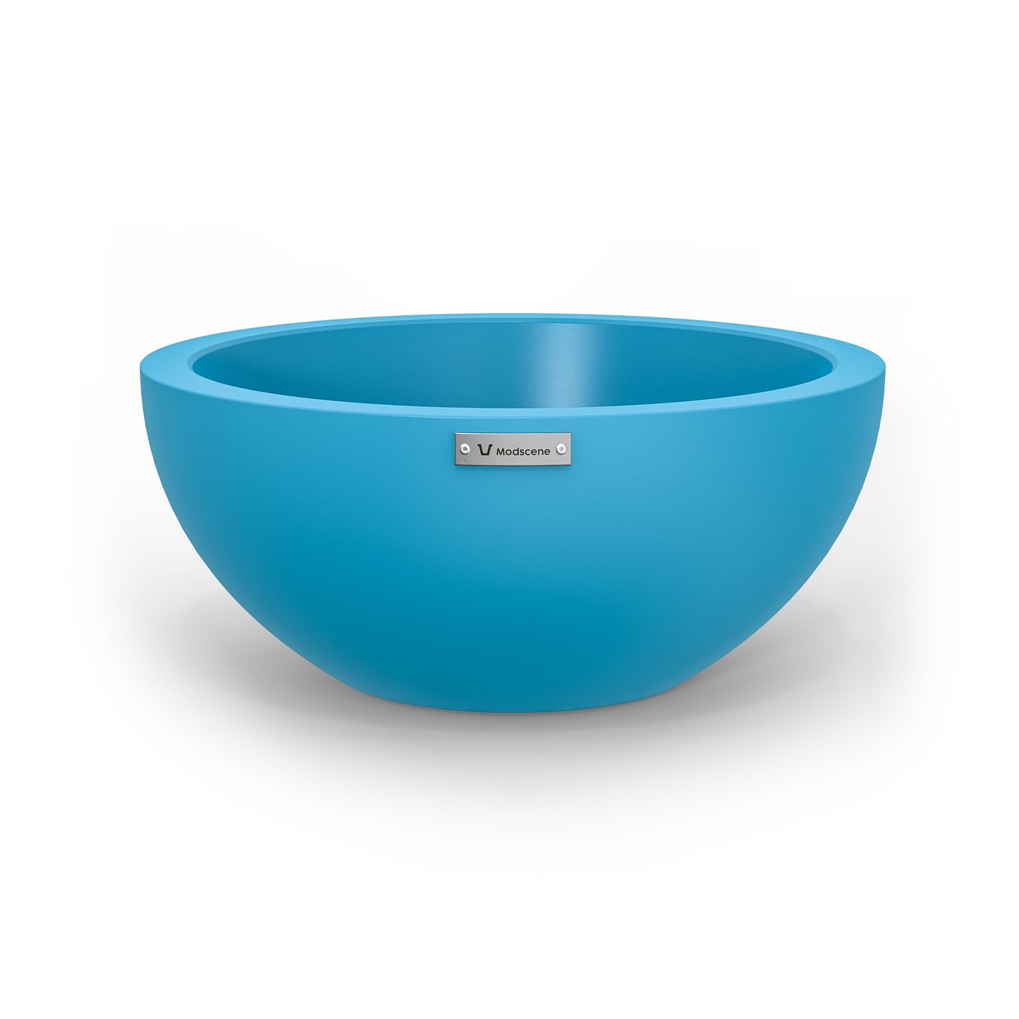 A small planter bowl in blue made by Modscene. Australian planters.