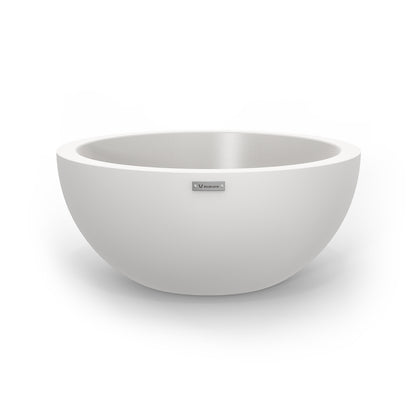 A large planter bowl made by Modscene in white. Australian planters.
