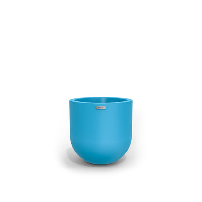 A modern style planter made by Modscene in a light blue colour. New Zealand made pots.